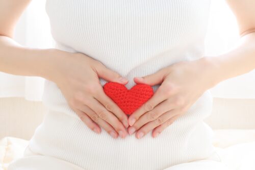 妊娠できた女性。願望成就